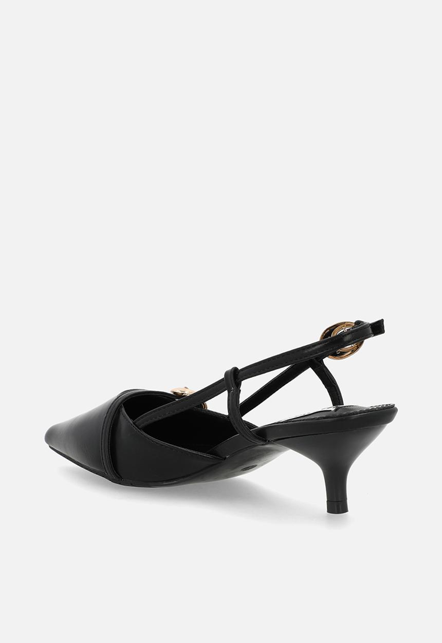 Madison® - Nadine closed toe slingback - black