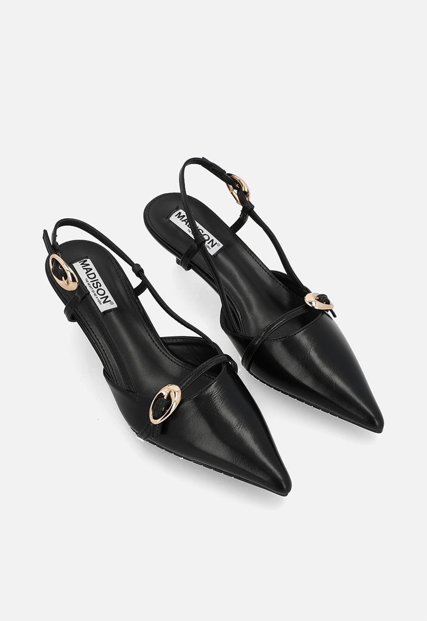 Madison® - Nadine closed toe slingback - black
