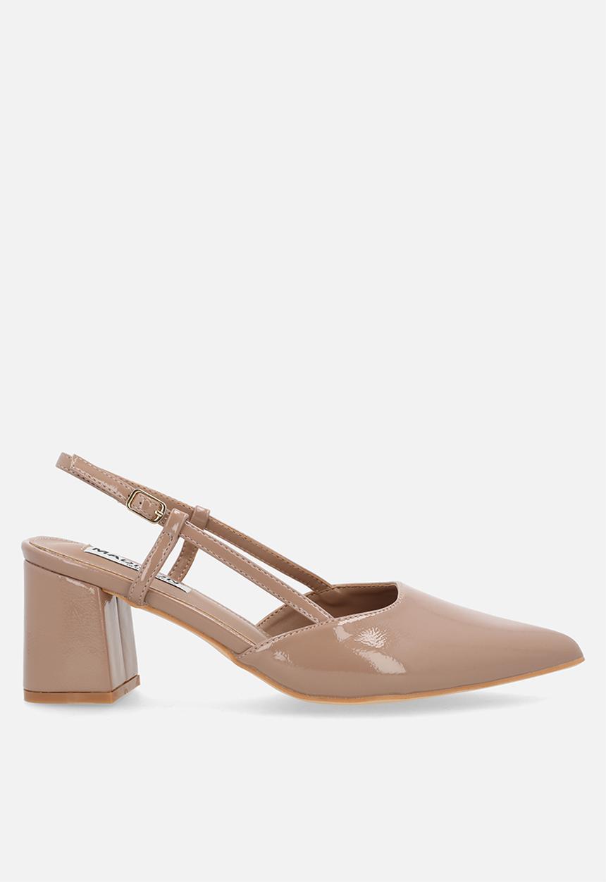 Madison® - Nanny closed toe slingback - nude