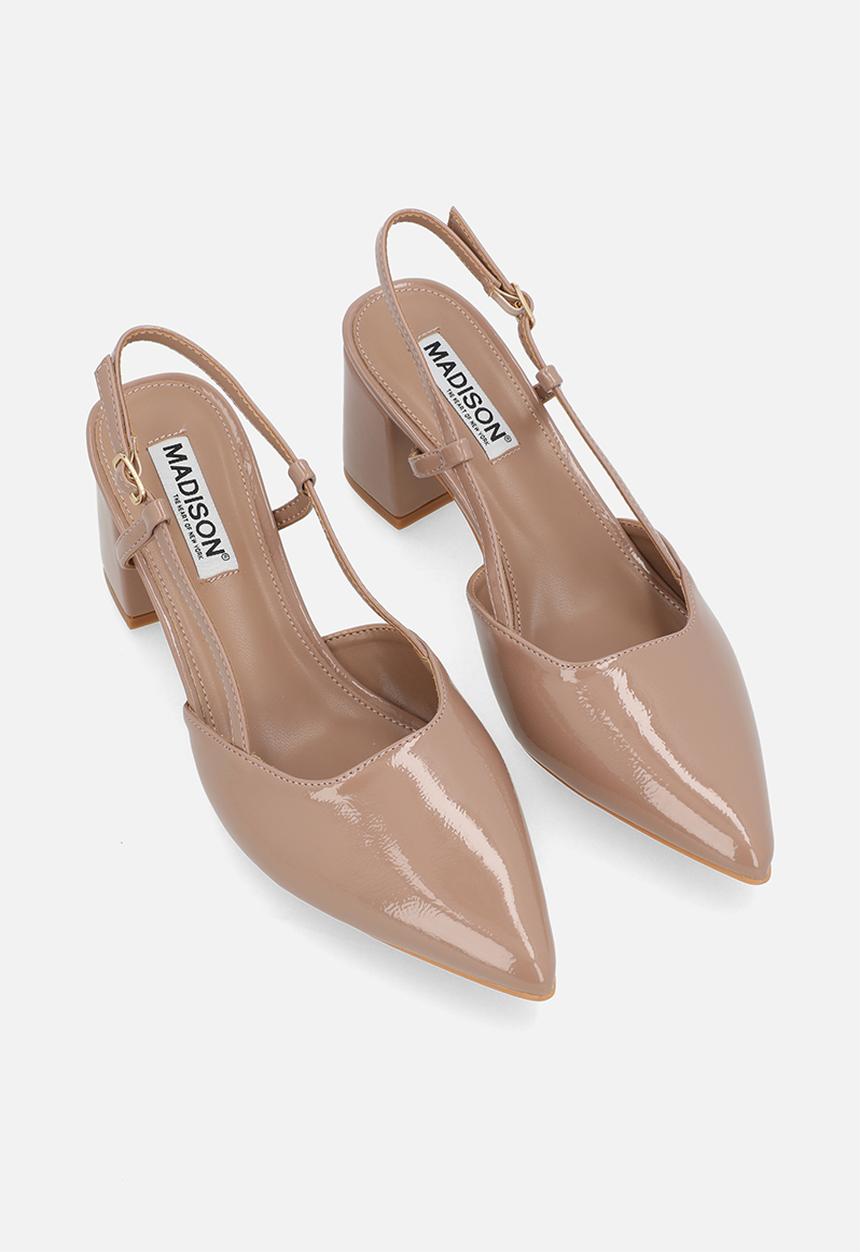 Madison® - Nanny closed toe slingback - nude