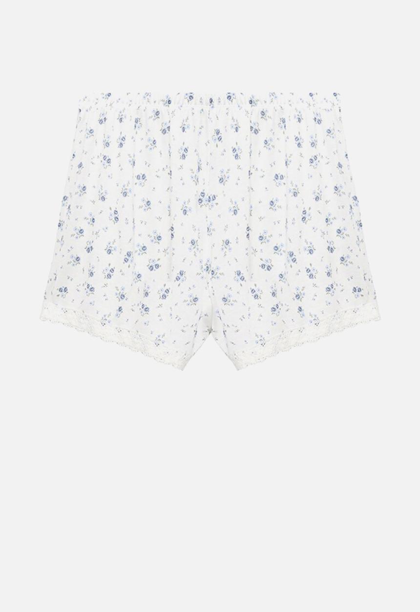 MANGO - Pyjama shorts ario- white