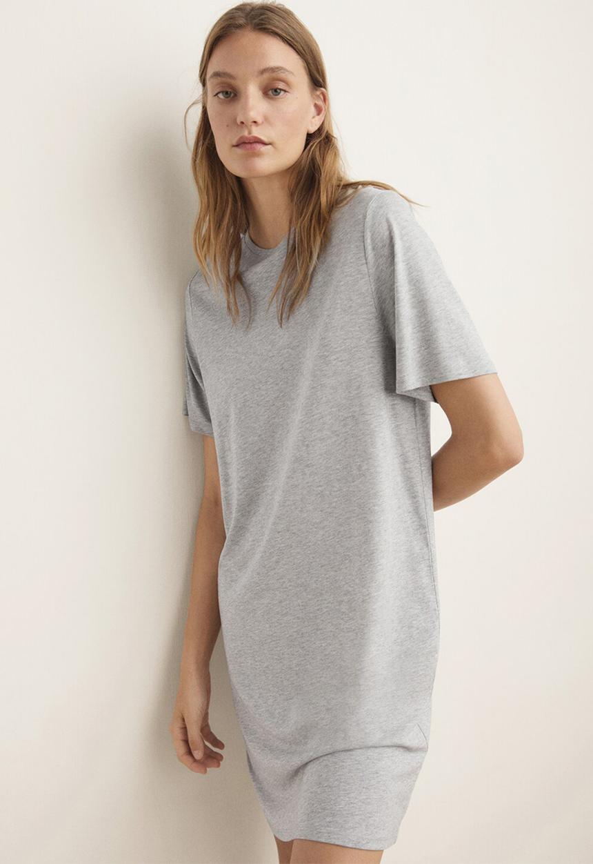 MANGO - Nightgown ramram- grey