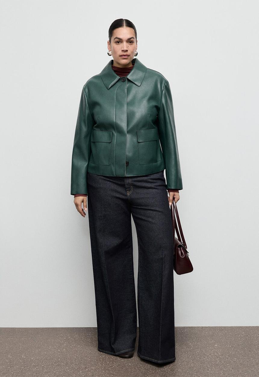MANGO - Jacket sabina - green