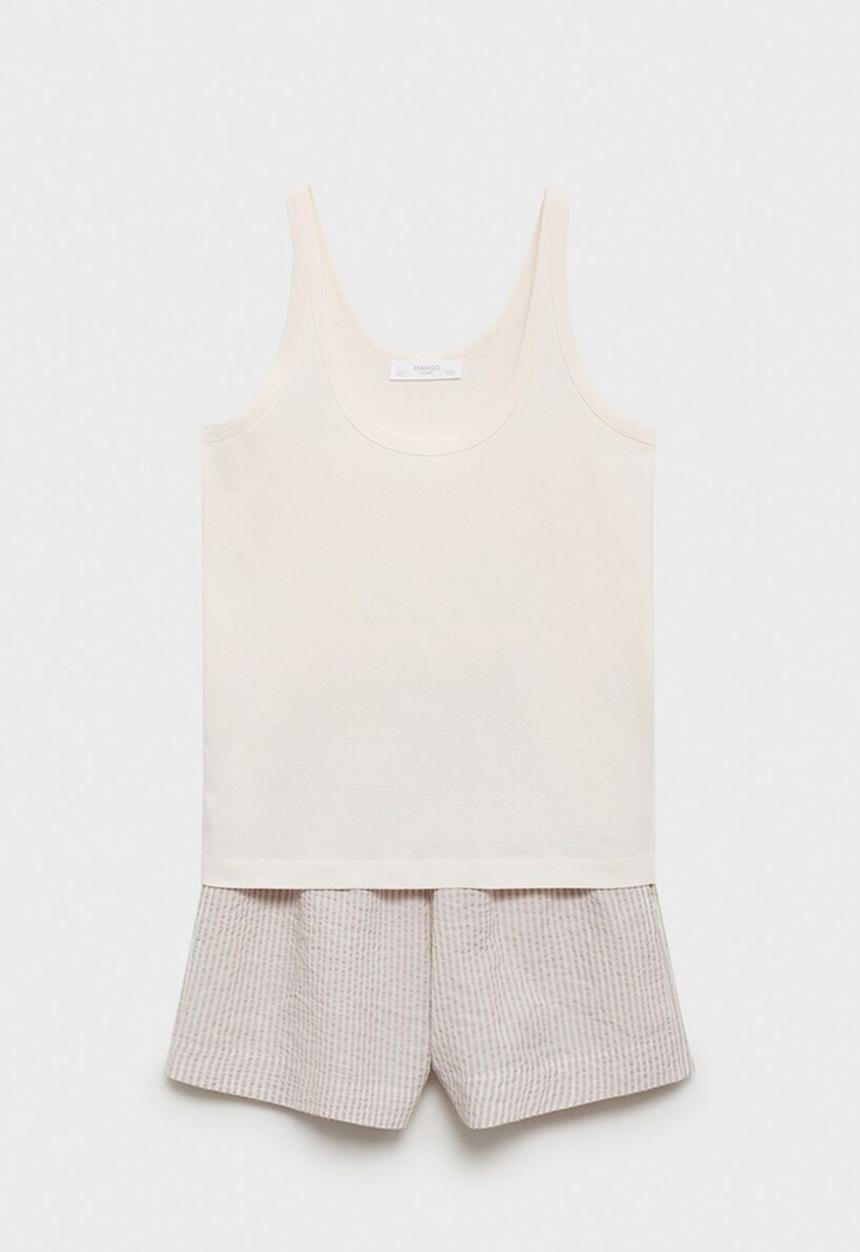 MANGO - Pyjama comboset- brown