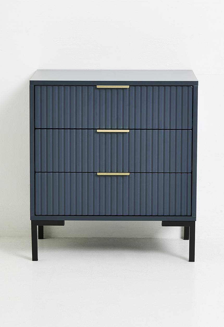 Me&Co - Paris 3 Drawer Chest of Drawers- Blue