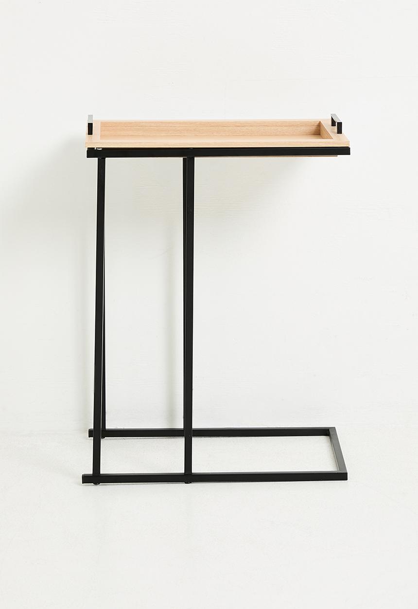 H&S - Tray sofa table - black/natural