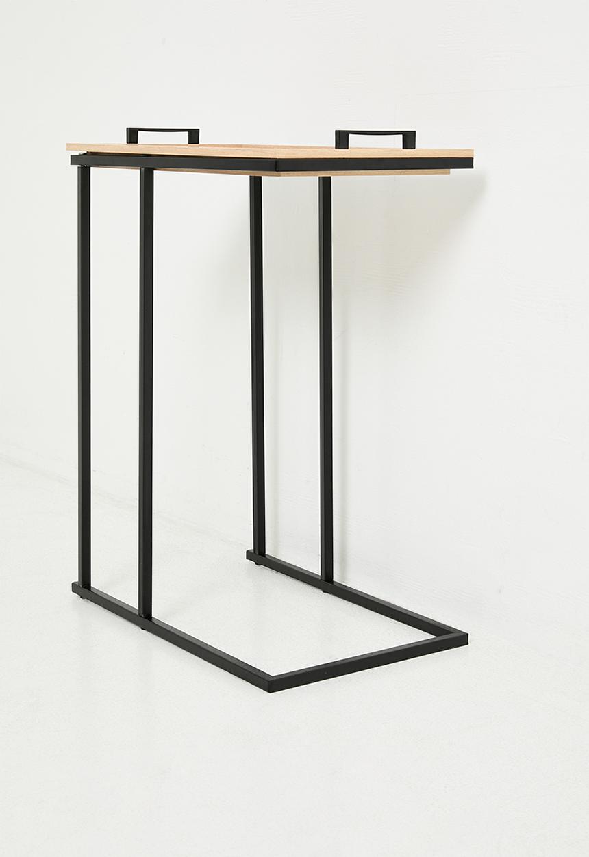 H&S - Tray sofa table - black/natural