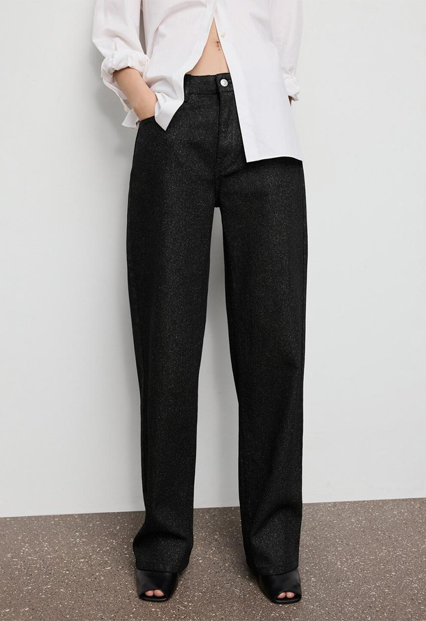 MANGO - Jeans carrie - black