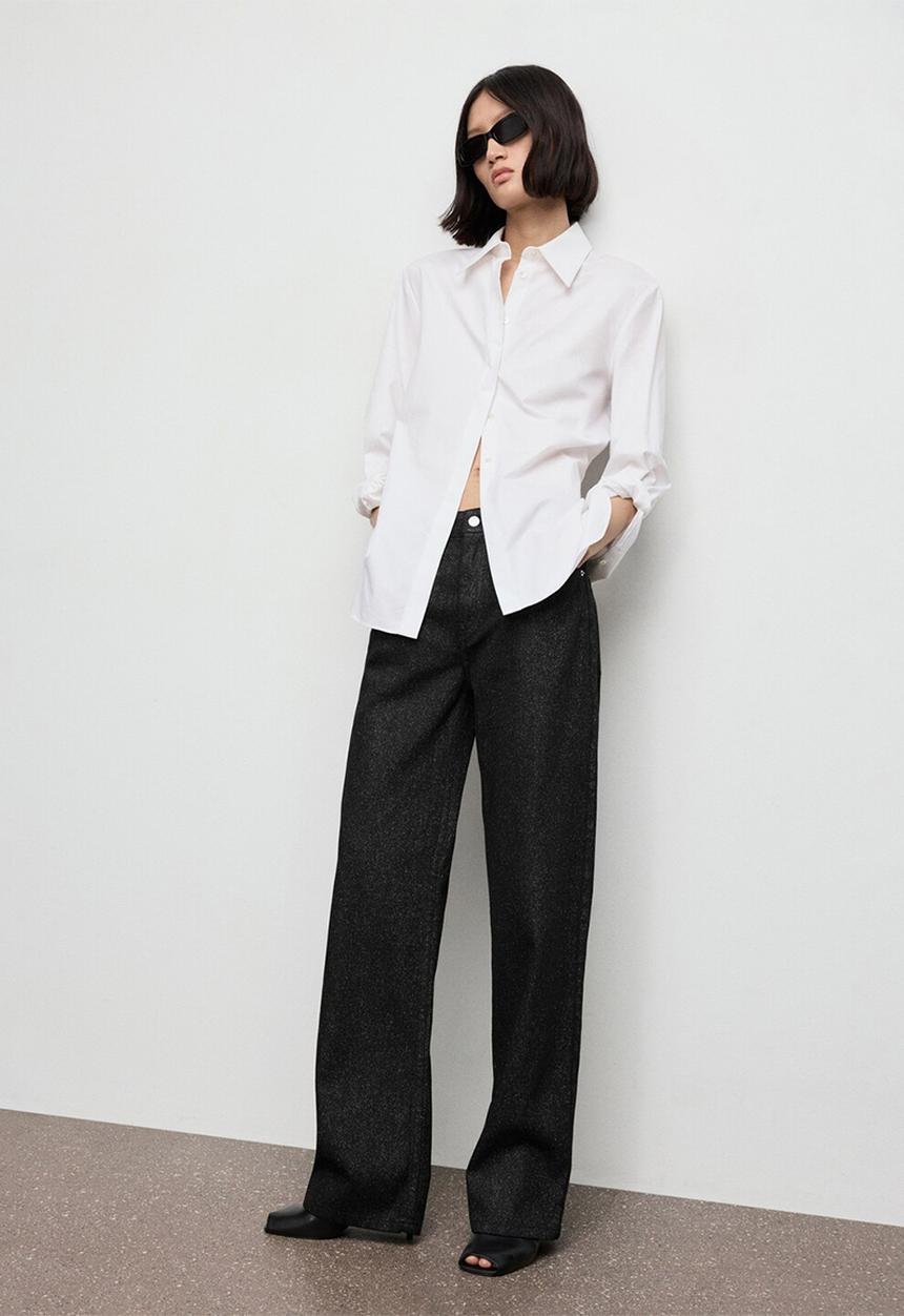 MANGO - Jeans carrie - black