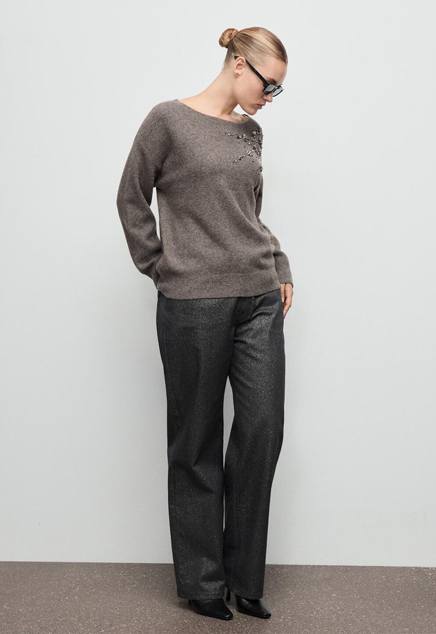 MANGO - Jeans carrie - black