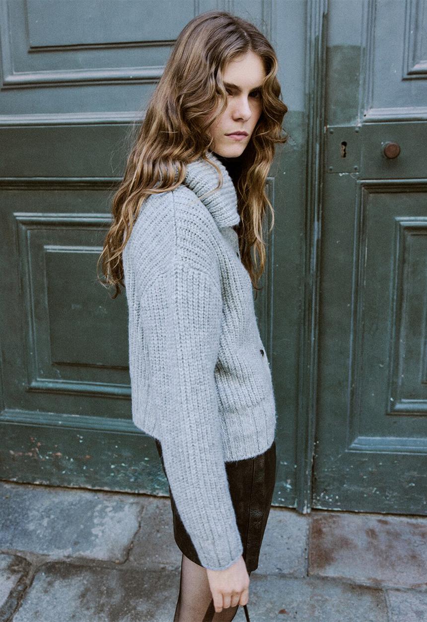 MANGO - Cardigan esti - gray