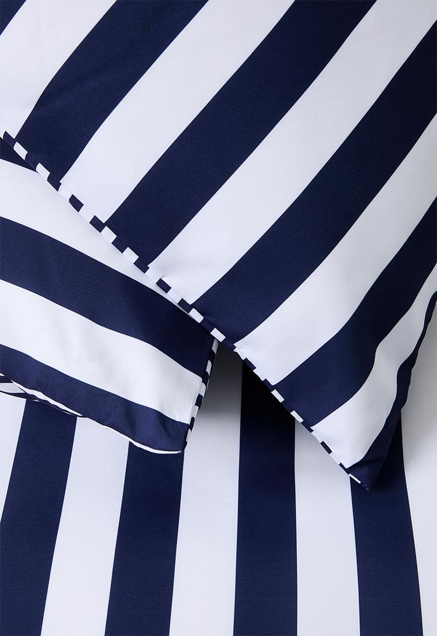 Sixth Floor - Stripe Duvet Cover - Navy Blue
