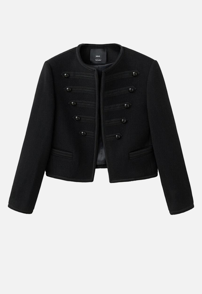 MANGO - Jacket christy - black