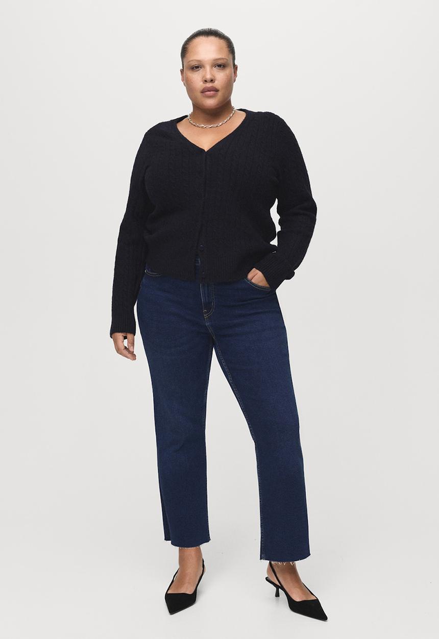 MANGO - Jeans sienna - open blue