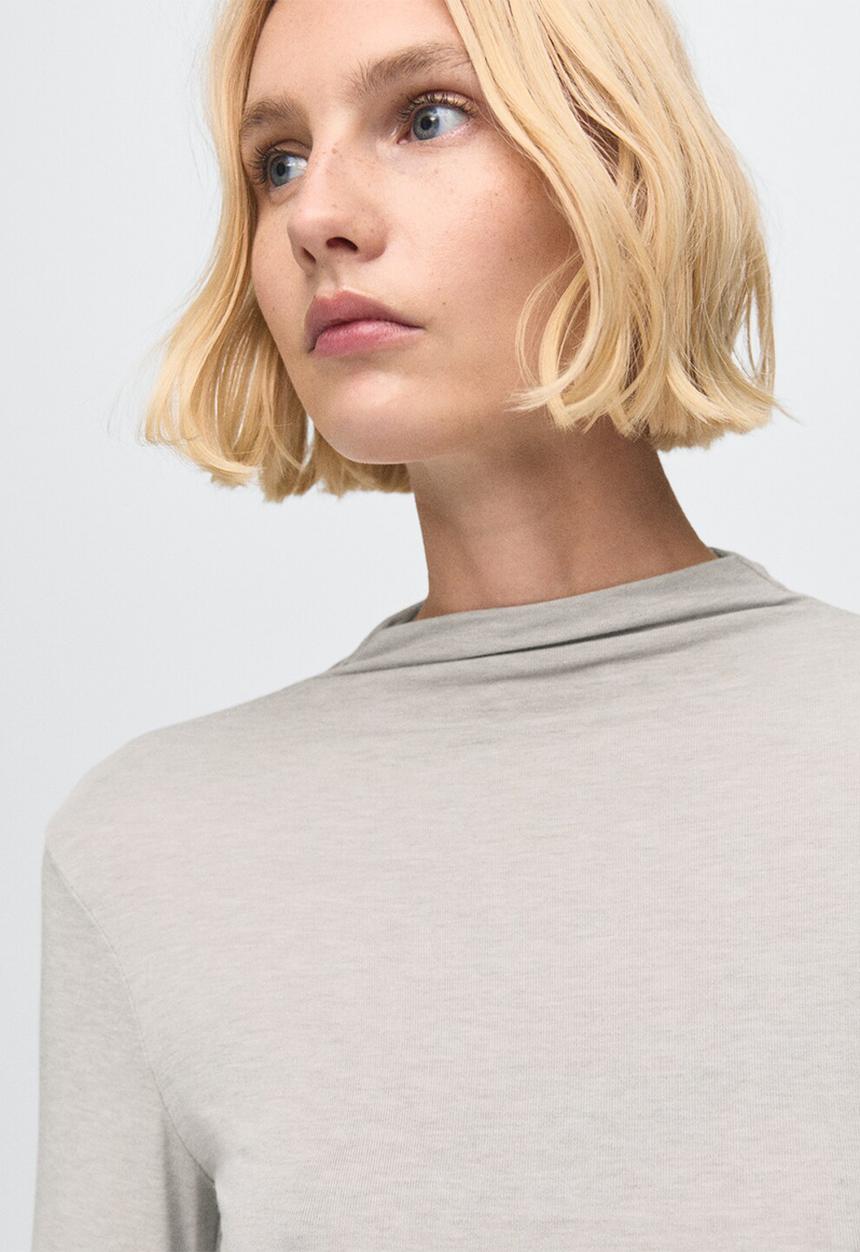 MANGO - T-shirt secondpe - light/pastel brown