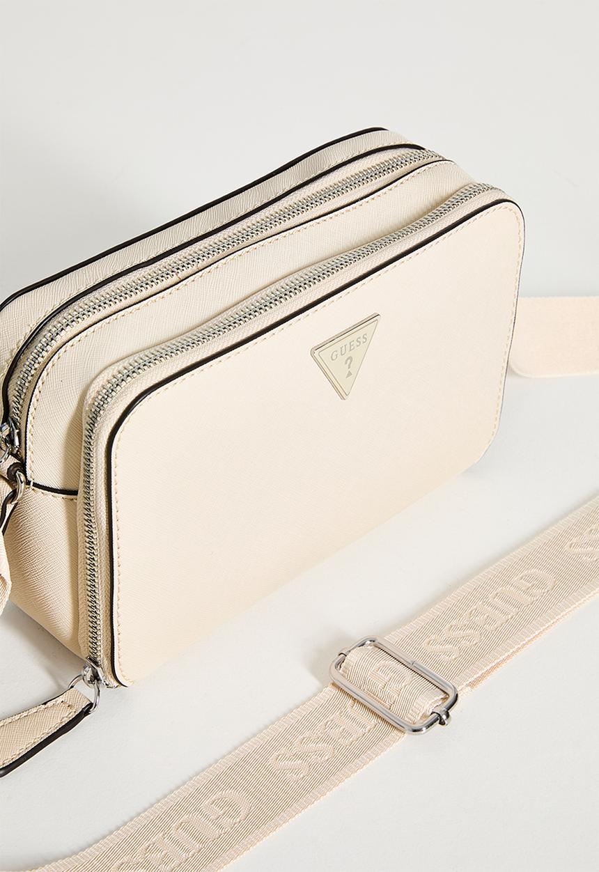 GUESS - Viviette mini zip crossbody bag - beige