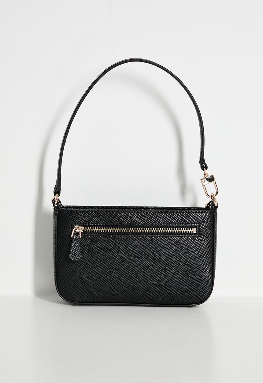 GUESS - Noelle ii mini top zip shoulder bag- black