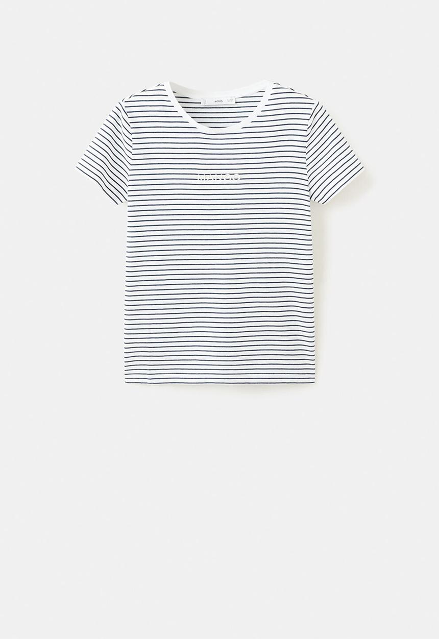 MANGO - T-shirt mangora -  navy