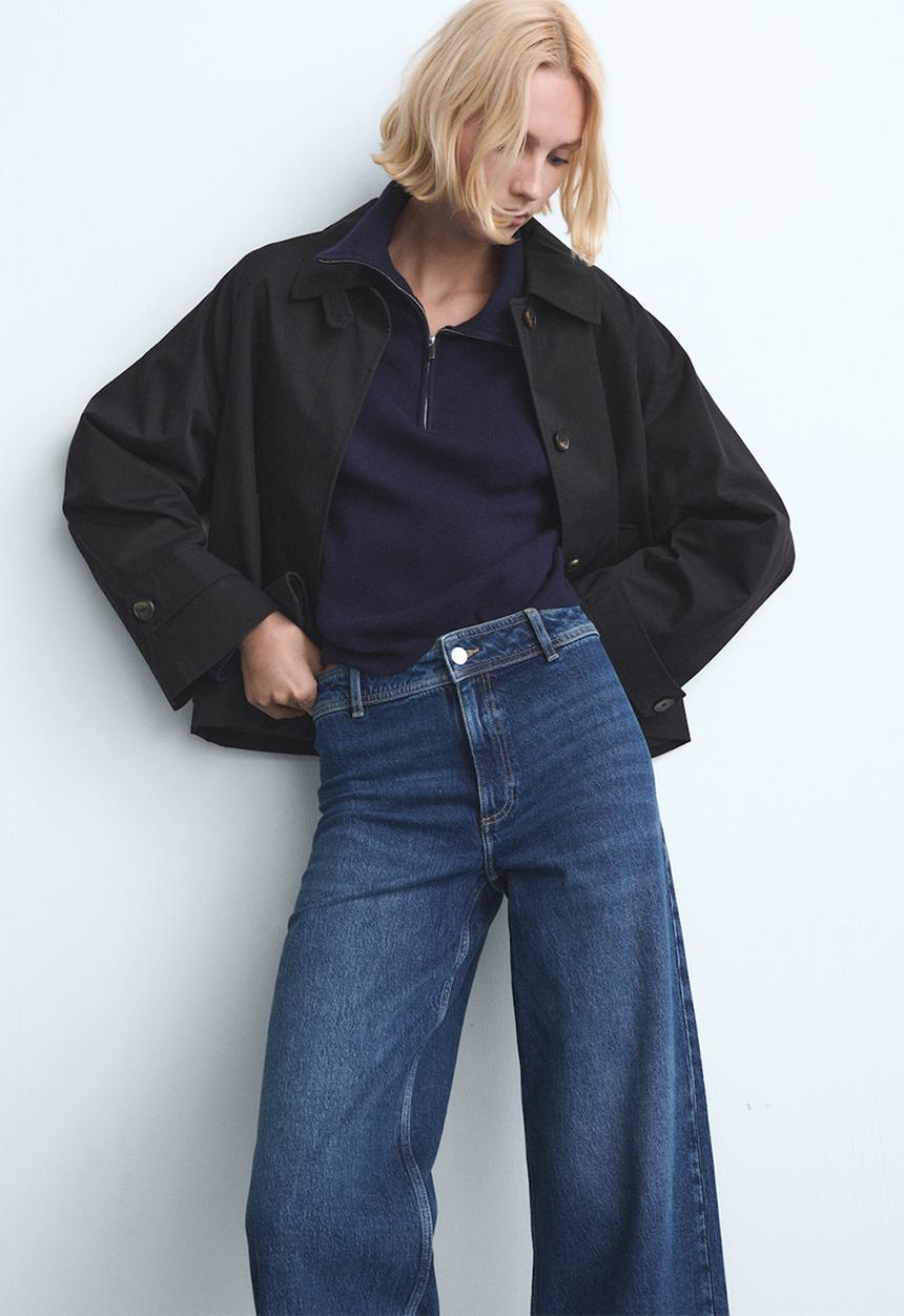 MANGO - Jeans catherin - open blue