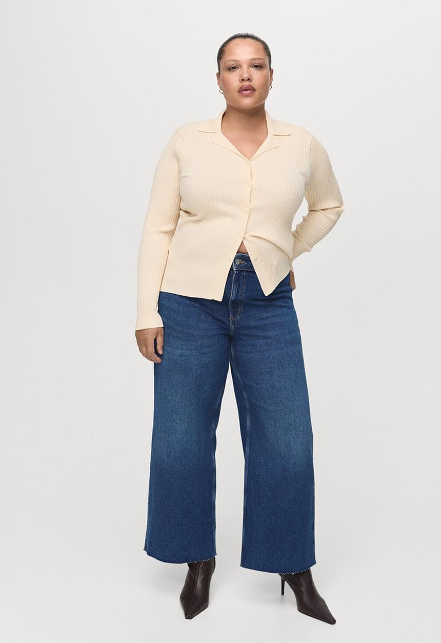 MANGO - Jeans catherin - open blue