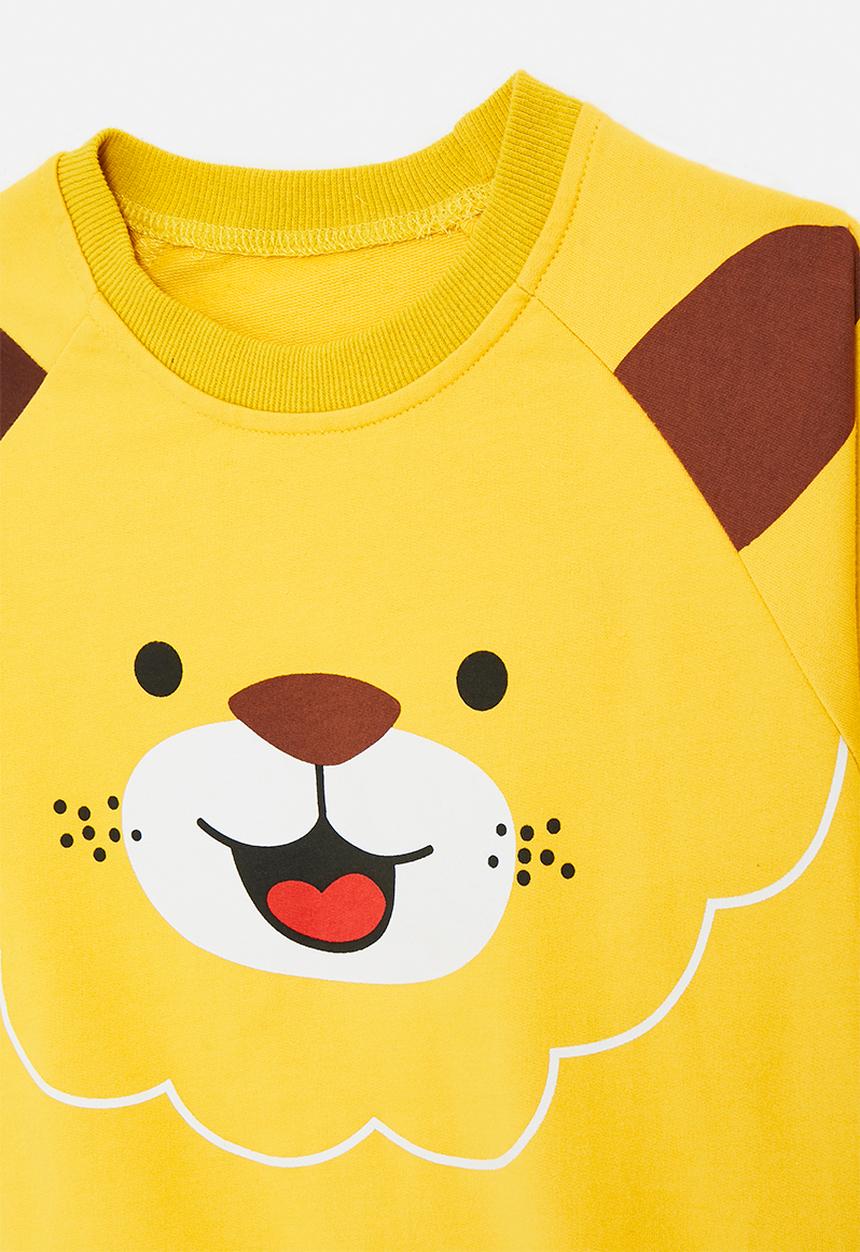 Pop Candy - Bear sweatshirt - yellow