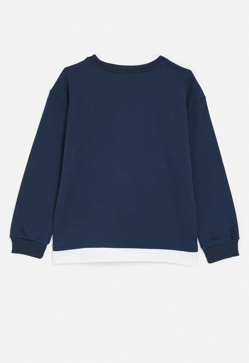 Pop Candy - Dino graphic sweatshirt - navy blue