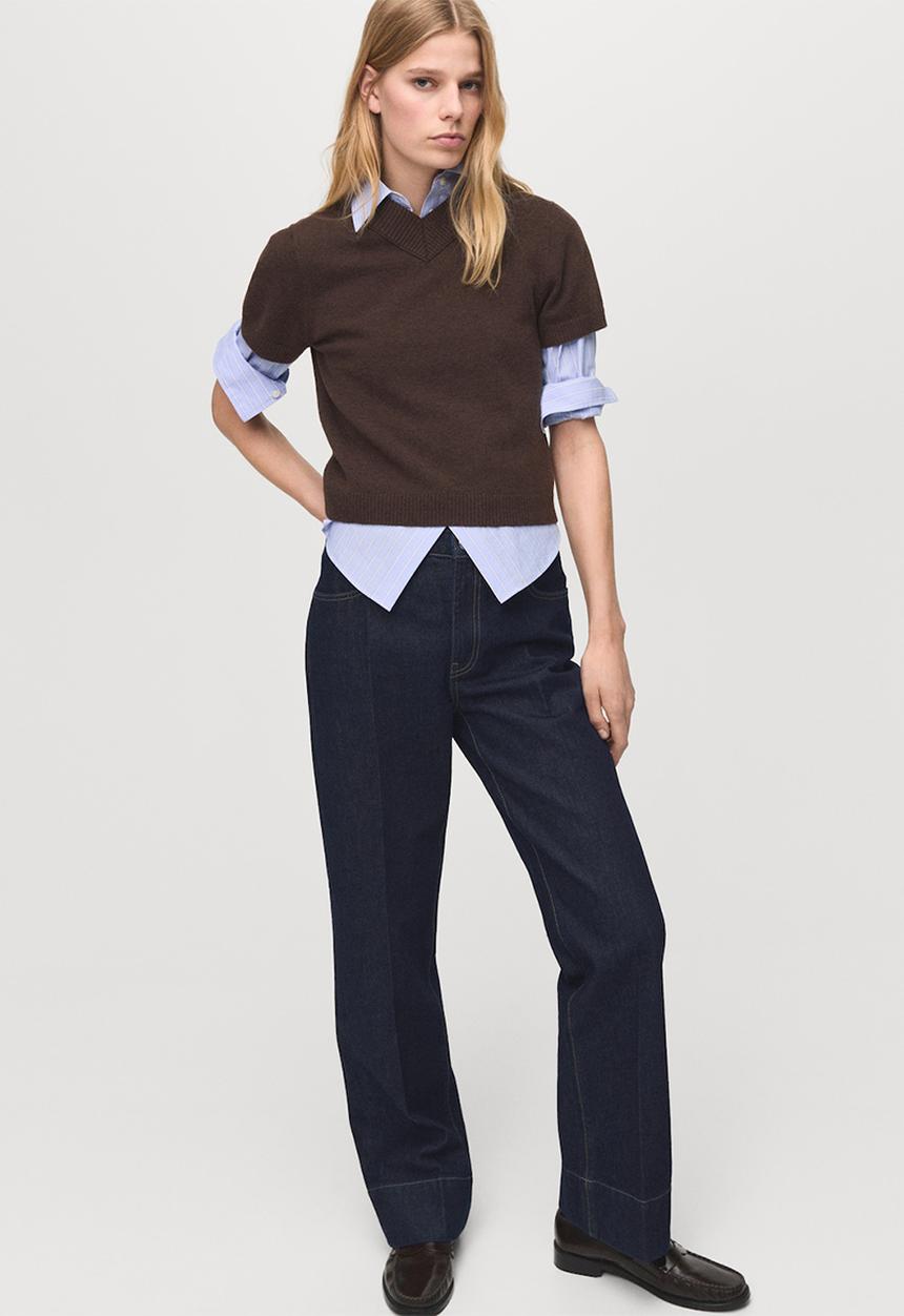 MANGO - Jeans aylin - open blue