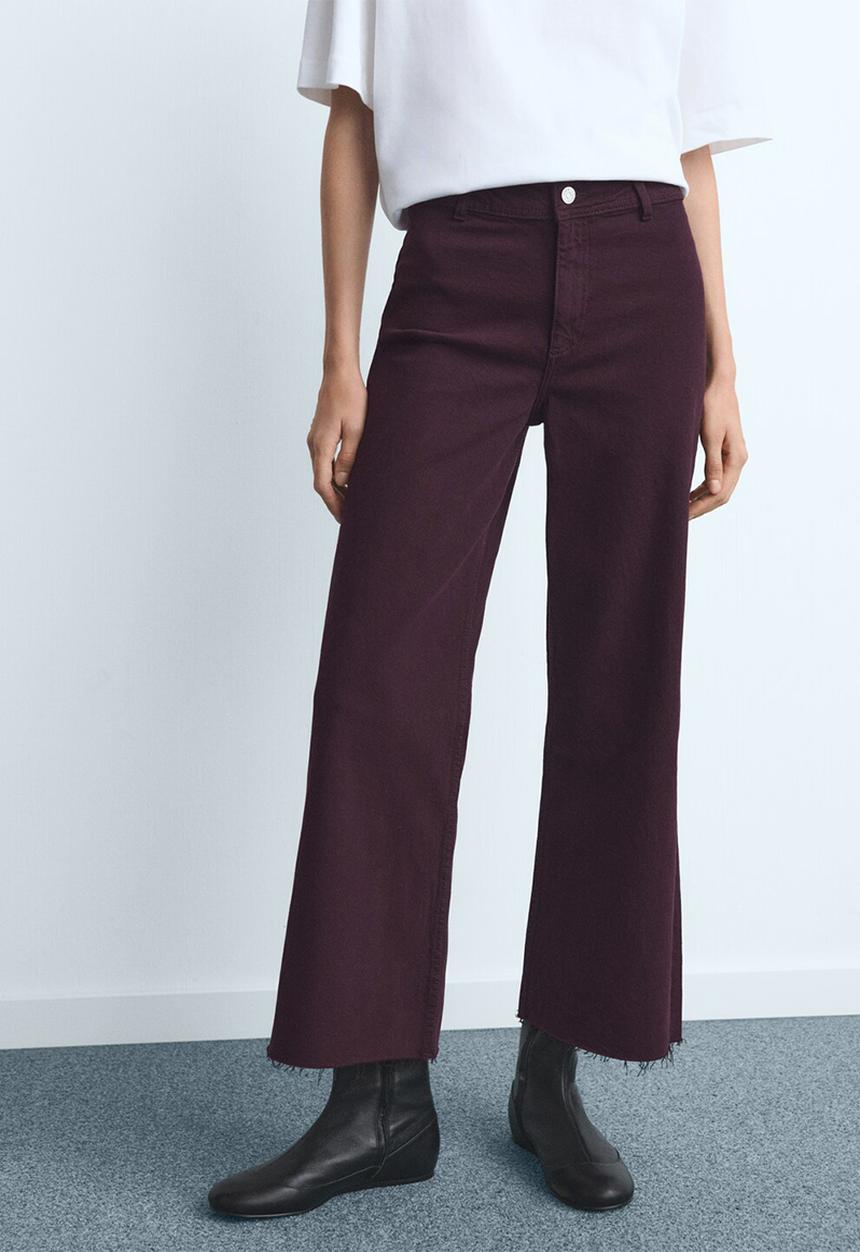 MANGO - Jeans catherin - dark red