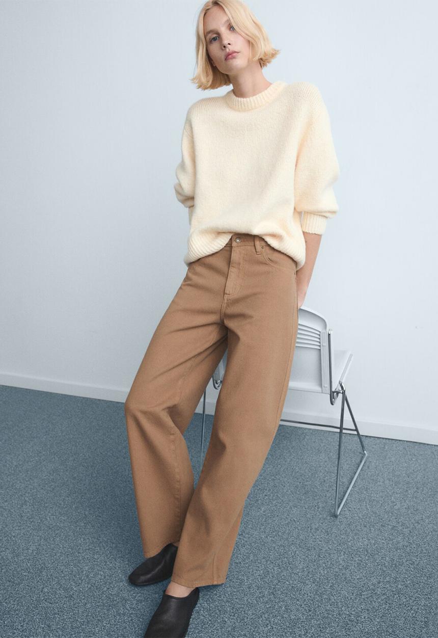 MANGO - Jeans lucky - light/pastel brown