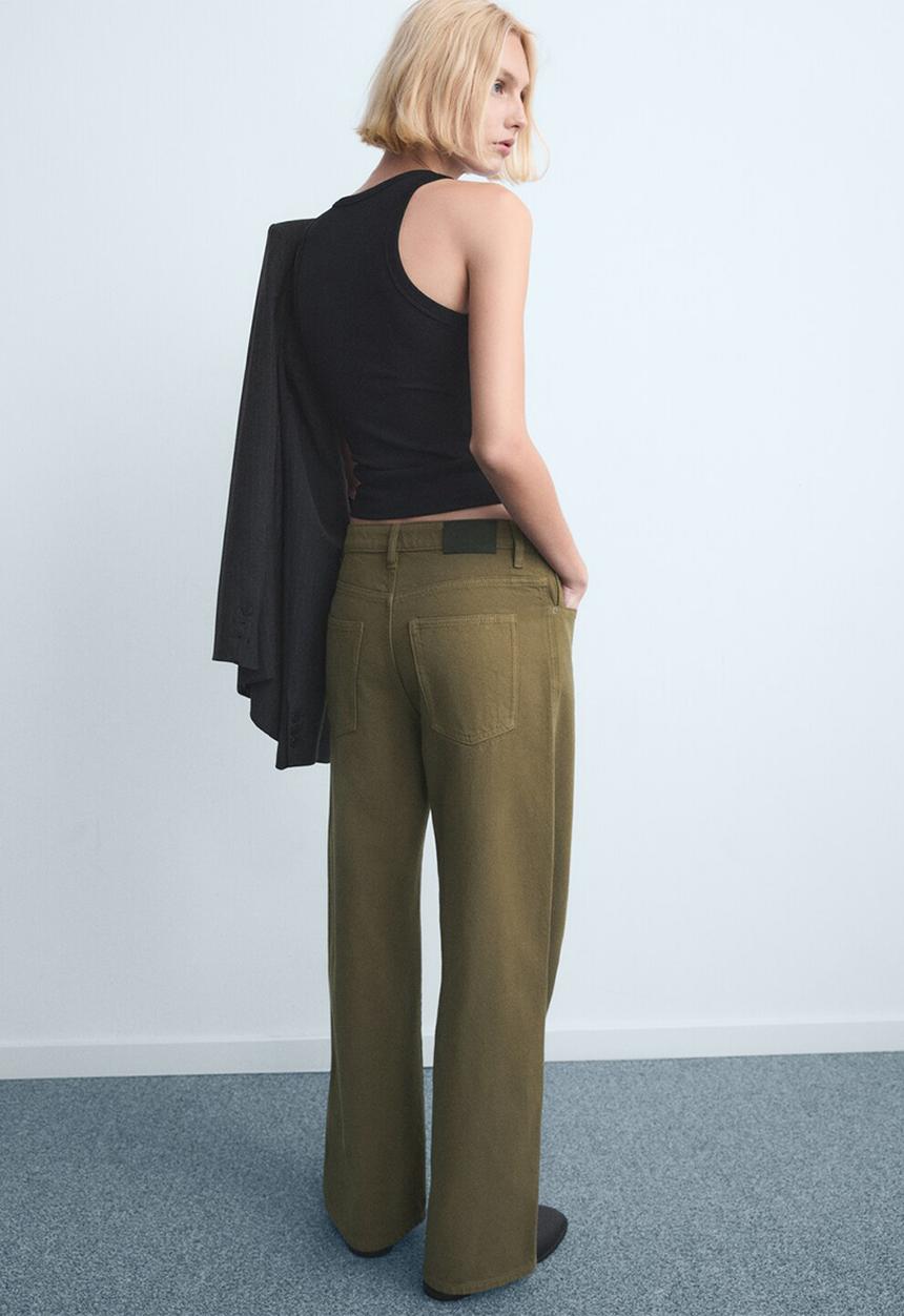MANGO - Jeans lucky - khaki