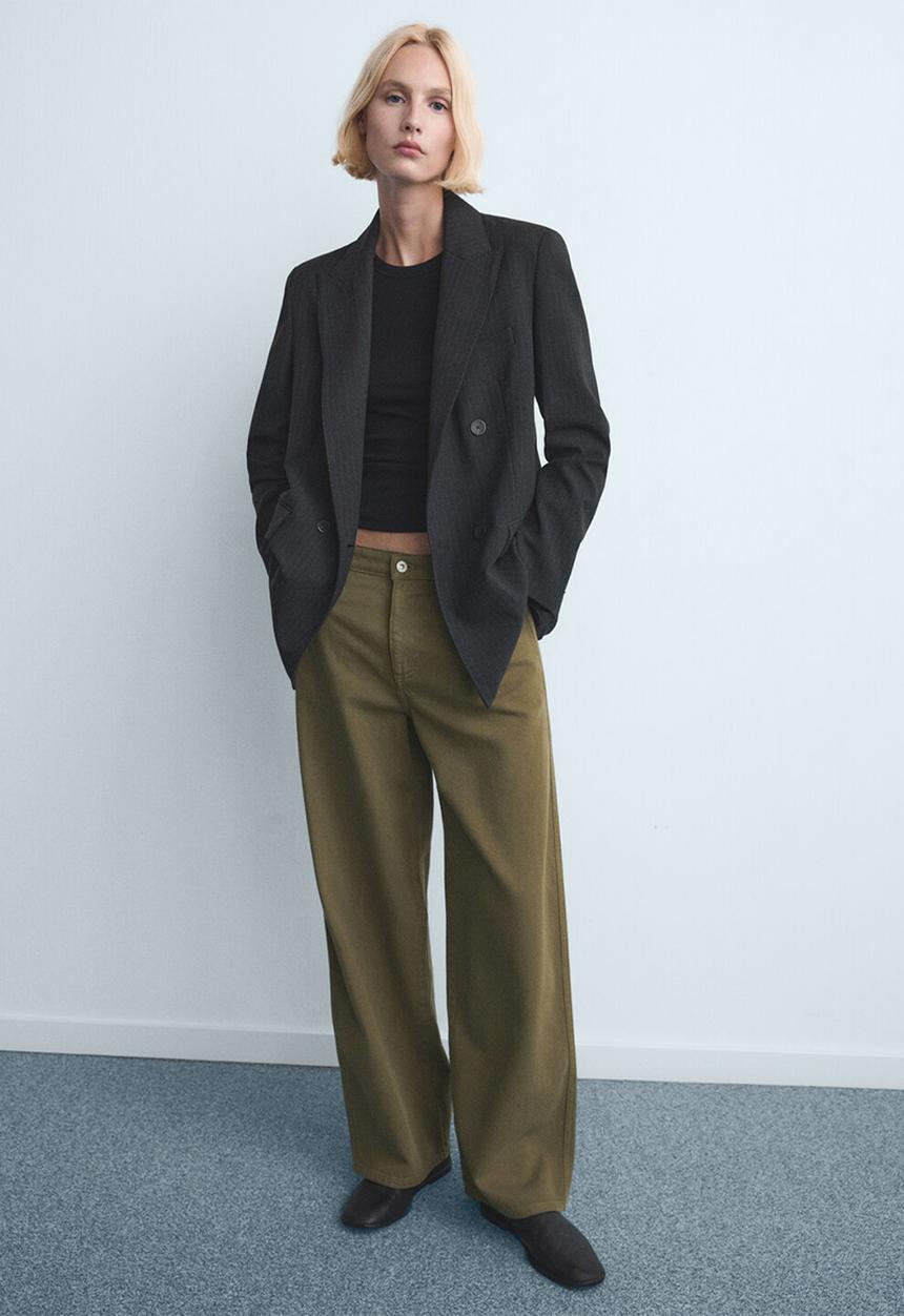 MANGO - Jeans lucky - khaki