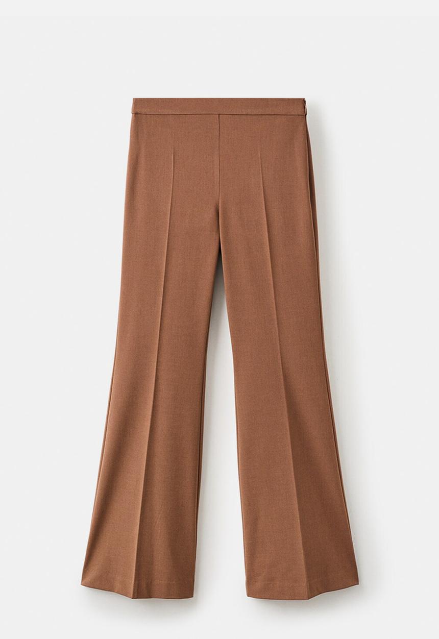 MANGO - Trousers milano - dark brown