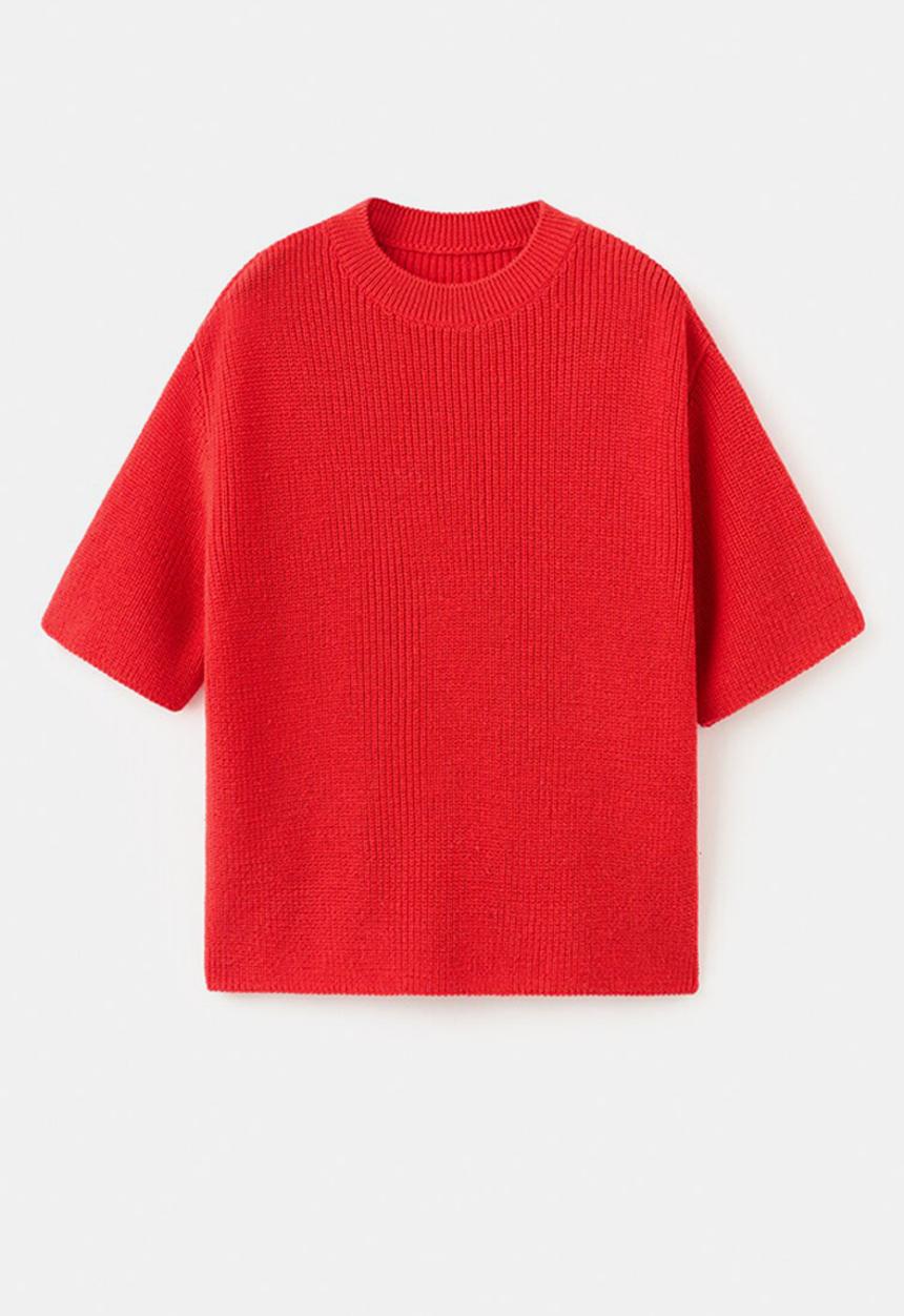 MANGO - Sweater cab - red
