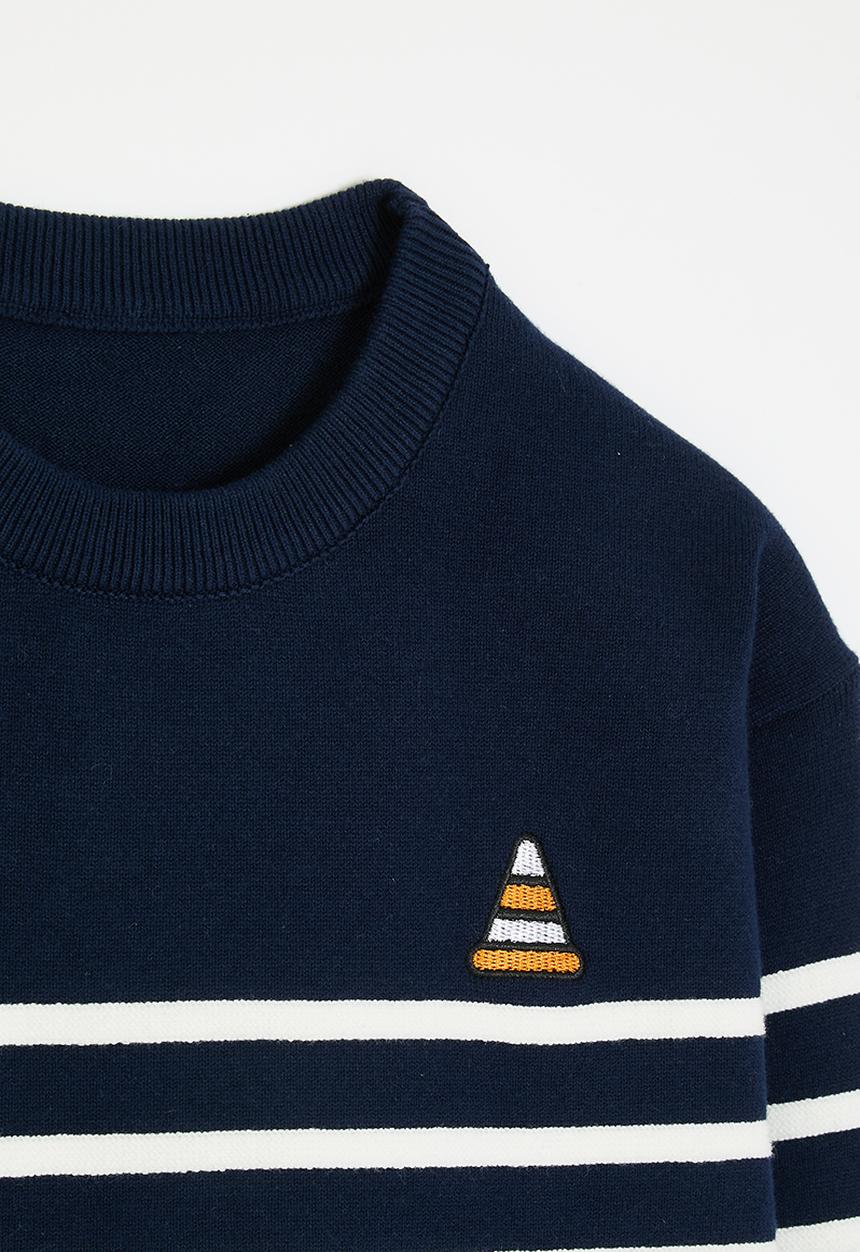Pop Candy - Striped jersey - navy/white stripes