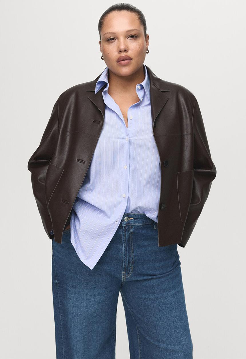 MANGO - Jeans elise - open blue