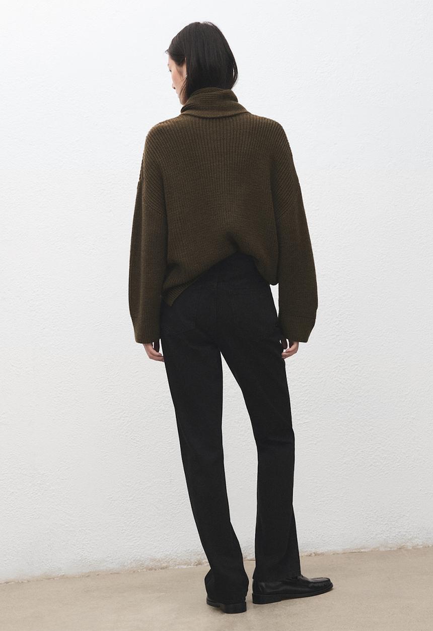 MANGO - Jeans matilda - open gray