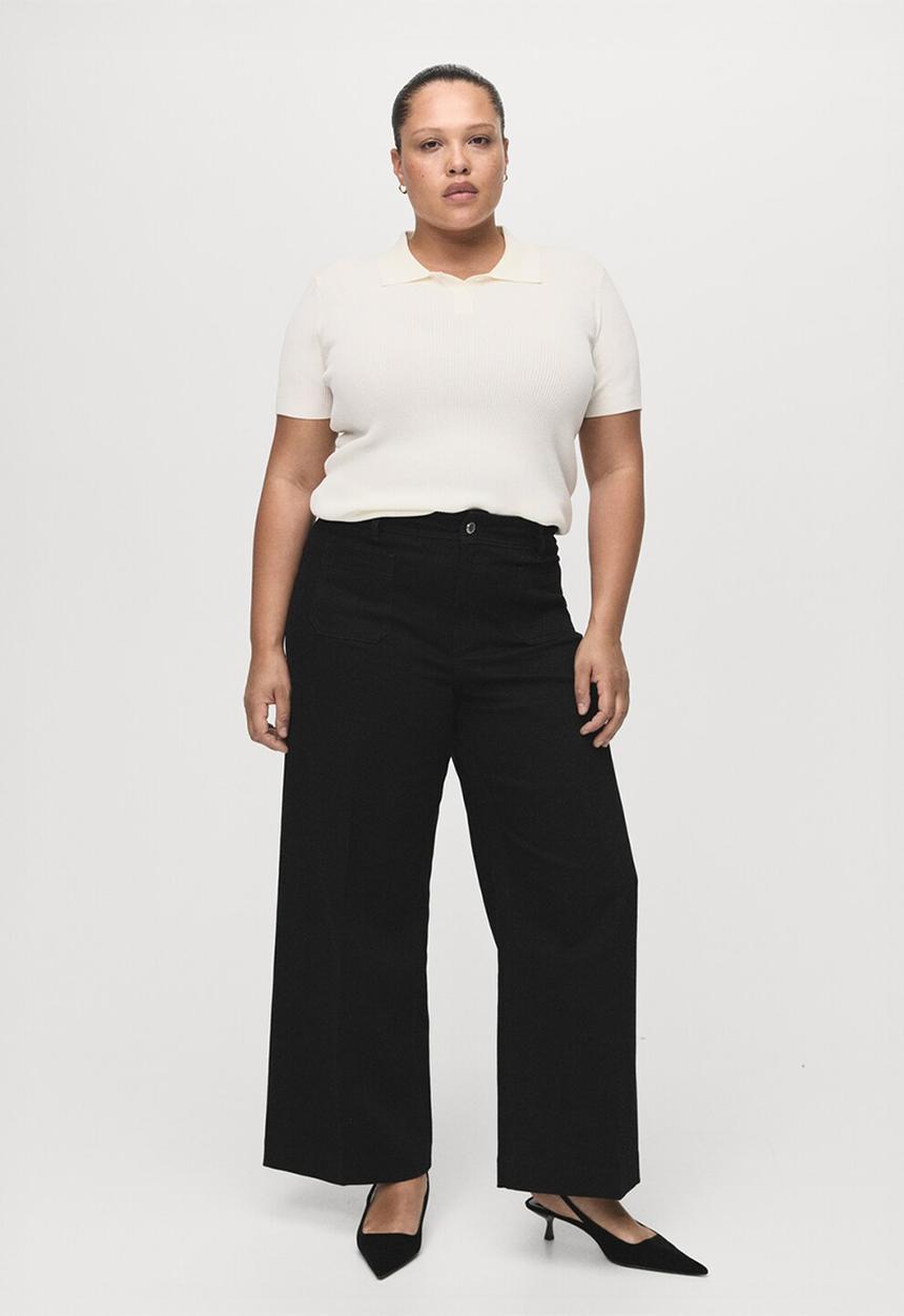 MANGO - Jeans jessie - open gray