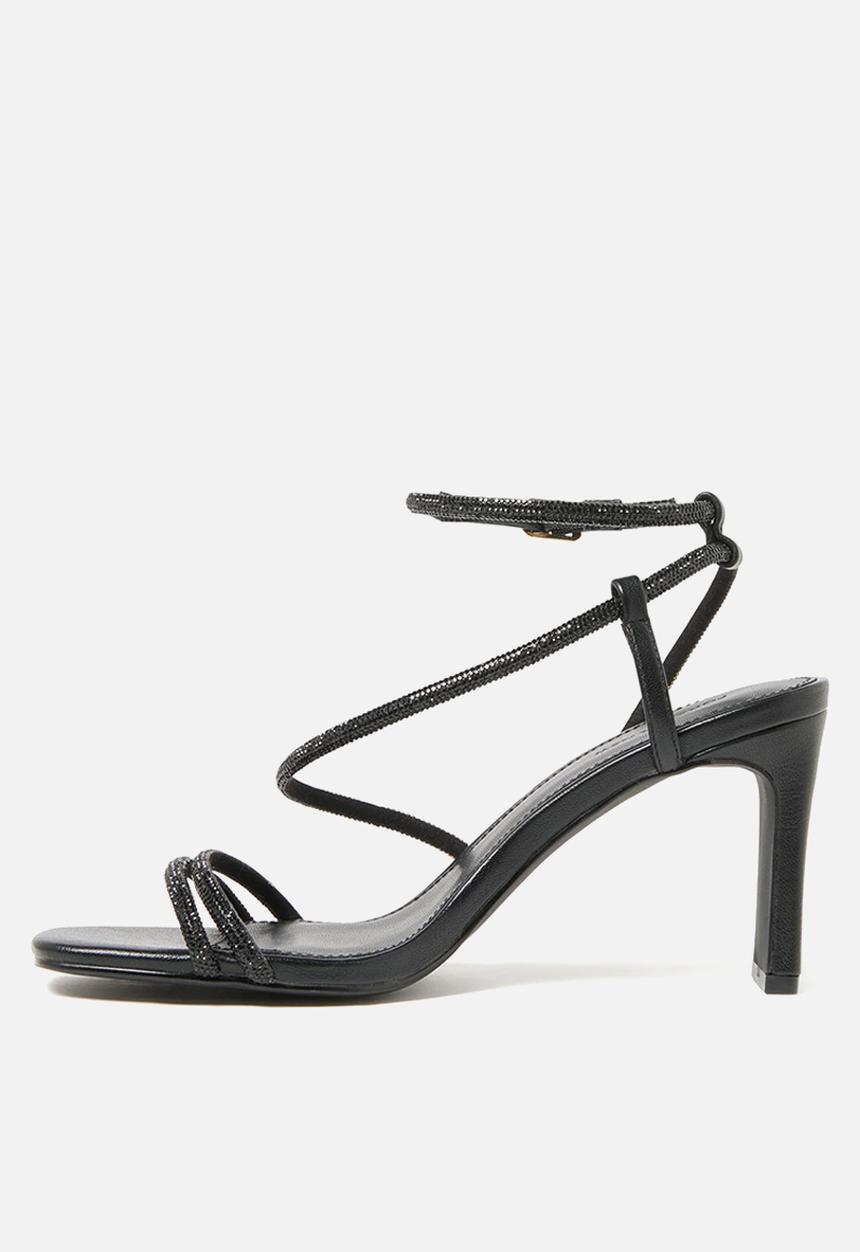 Forever New - Mila diamante heel in black