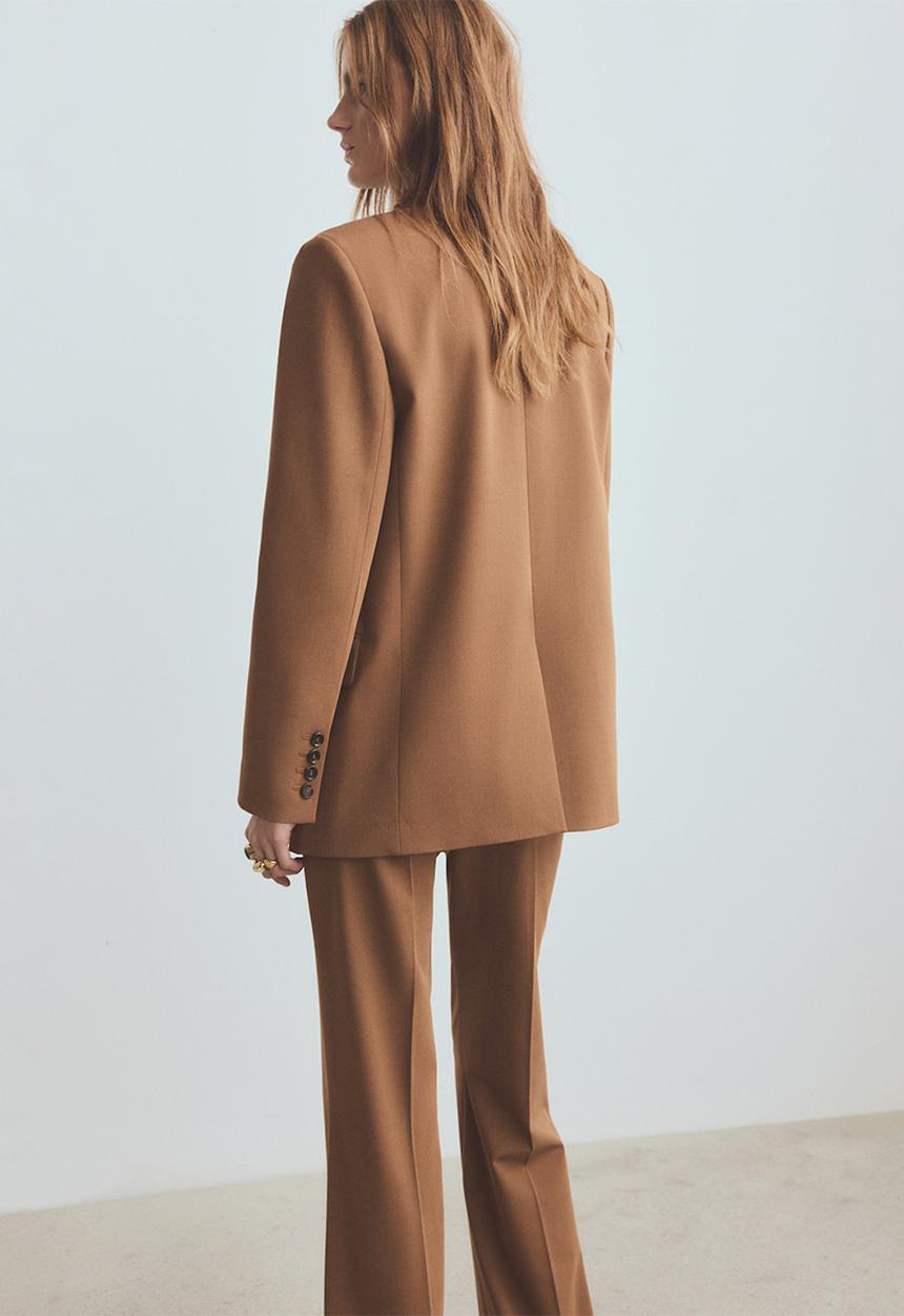 MANGO - Blazer milano - dark brown