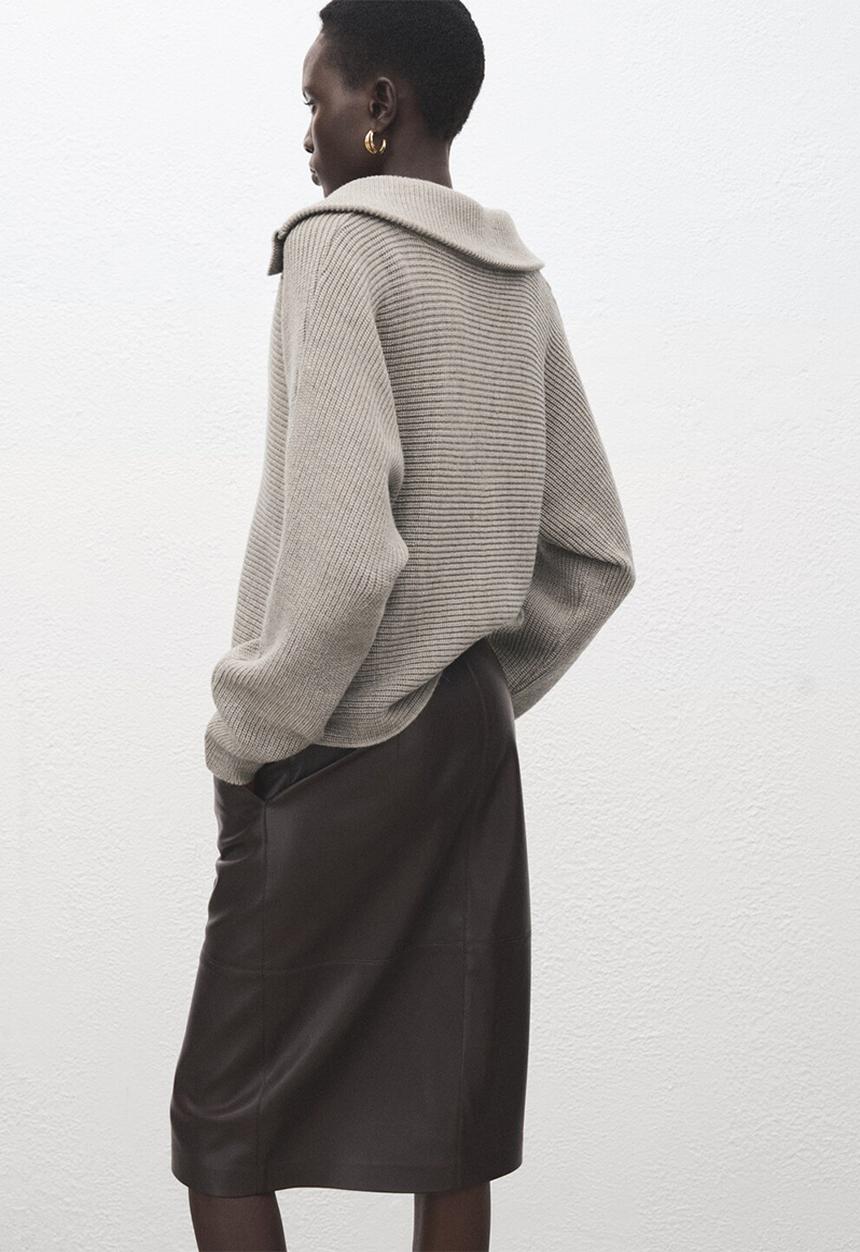 MANGO - Sweater manzana - light/pastel gray
