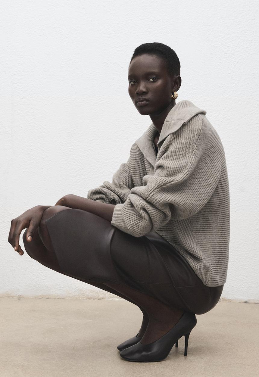 MANGO - Sweater manzana - light/pastel gray