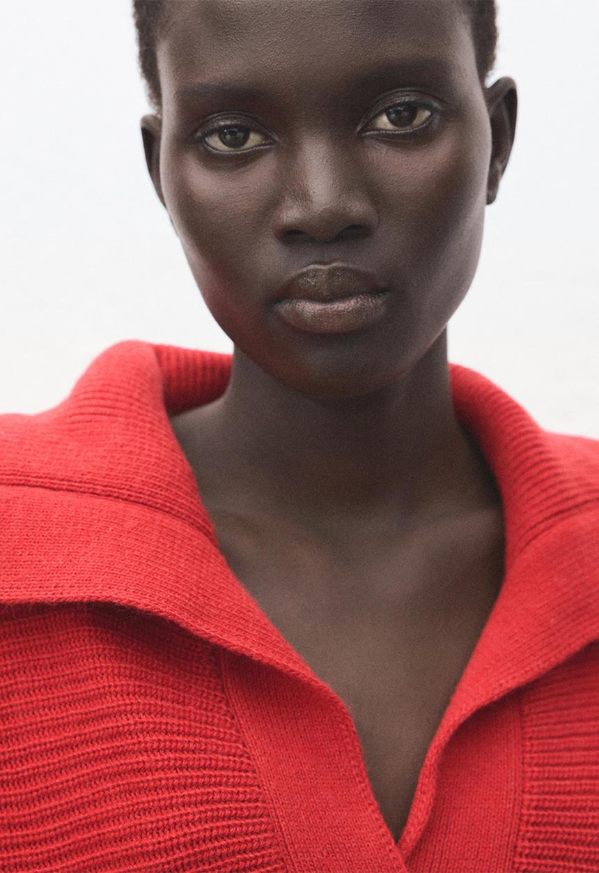 MANGO - Sweater manzana - red