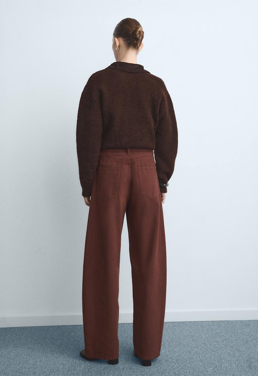 MANGO - Jeans carol - medium orange