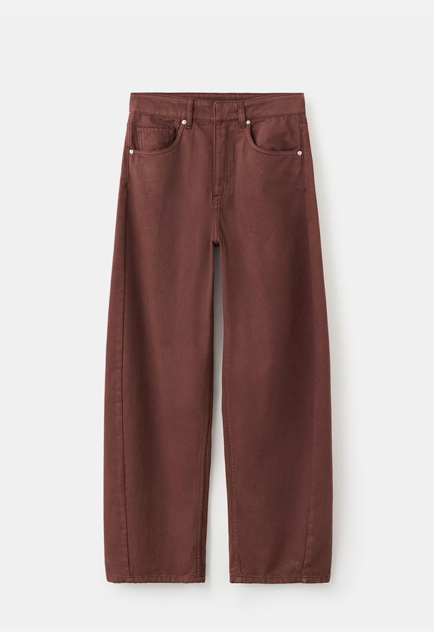 MANGO - Jeans carol - medium orange