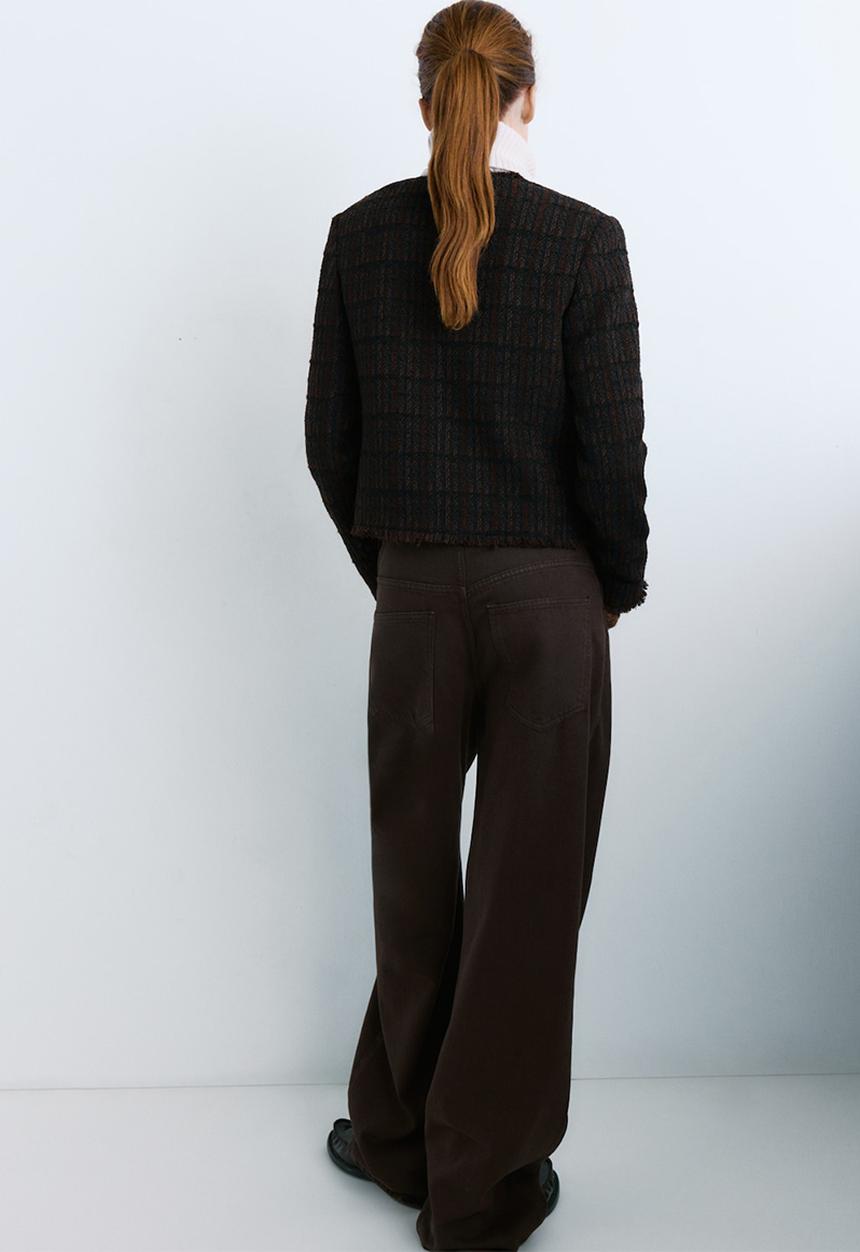 MANGO - Jacket monaco - dark brown