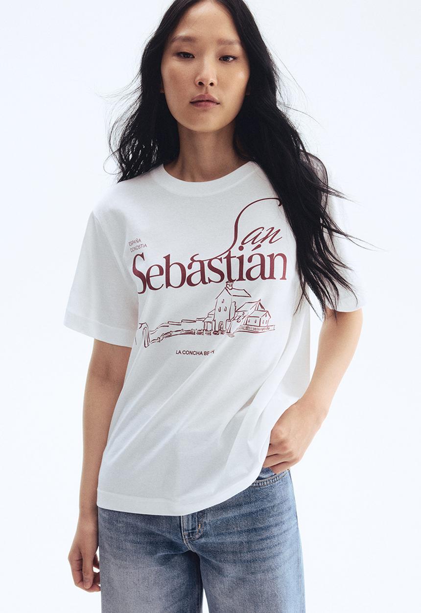 トップス PANEL BORDER S/S T-SHIRT white M PANEL BORDER S/S T-SHIRT (WHITE) L - メルカリ