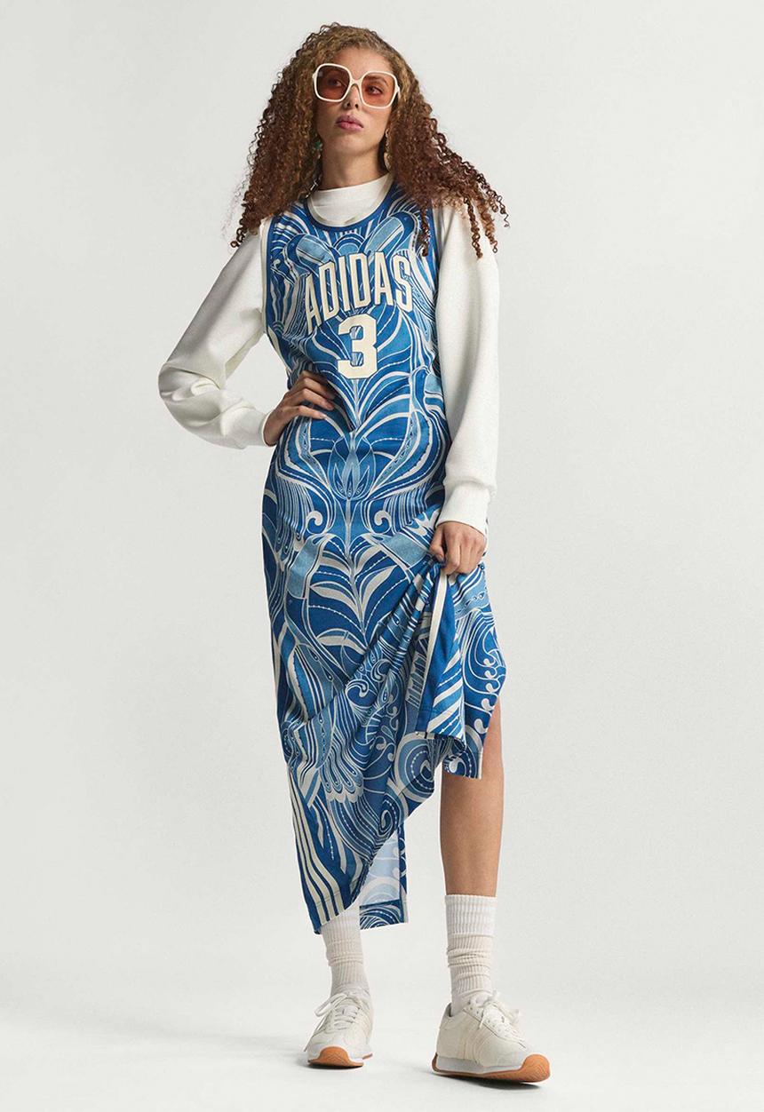 adidas Performance - Farm Prm Dress - Blue