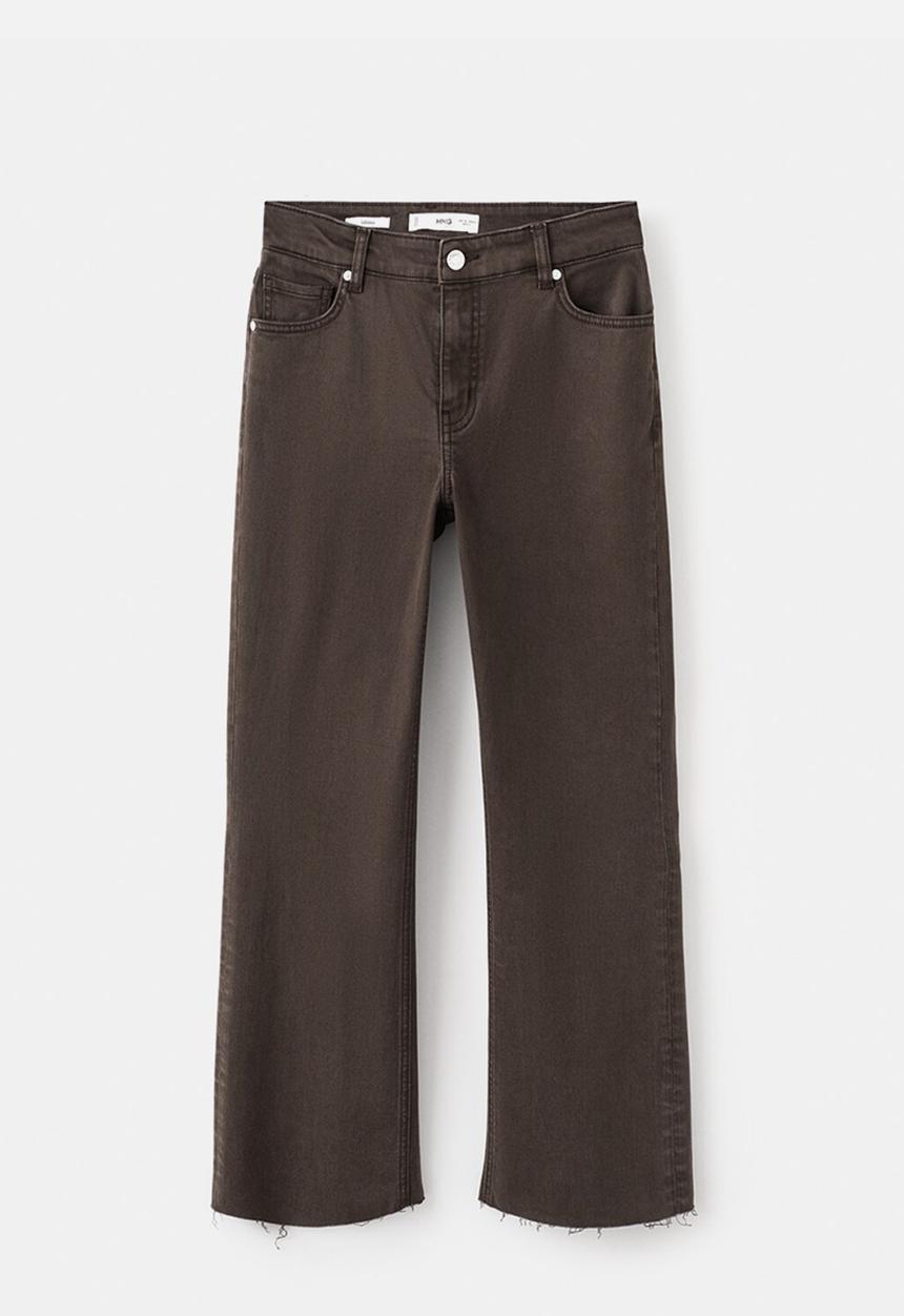 MANGO - Jeans sienna - dark brown