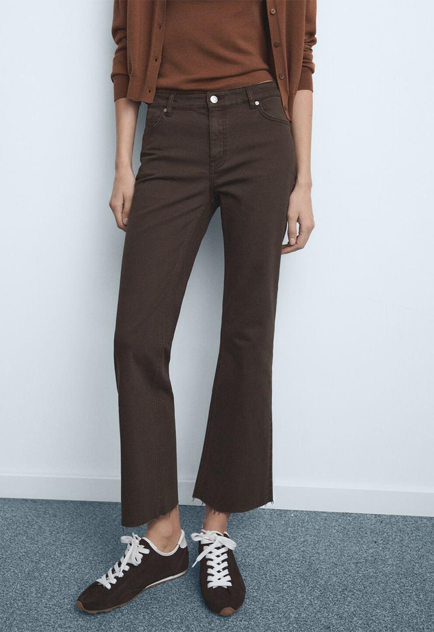 MANGO - Jeans sienna - dark brown