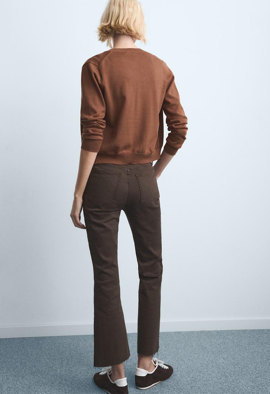 MANGO - Jeans sienna - dark brown